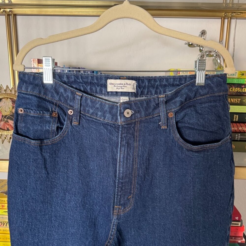 Abercrombie & Fitch Curve Love The Vintage Flare High Rise Jeans